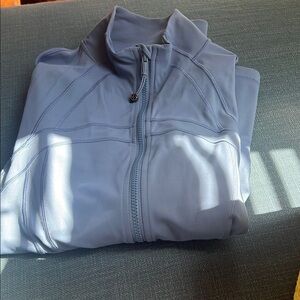 Light Blue Zip-Up Jacket